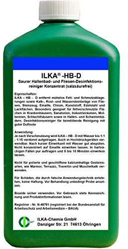 ILKA®-CHEMIE, ILKA-HB-D Desinfektionsreiniger, | entfernt Kalk-, Rost- und Wassersteinbeläge