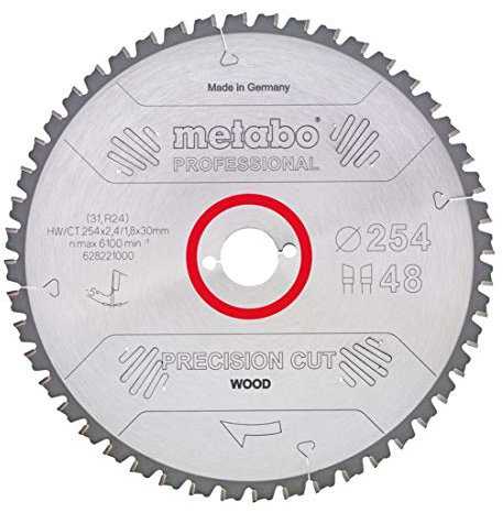 Metabo Kreissägeblatt HW/CT 250 x 30, 34 WZ 15 Grad, 628045000