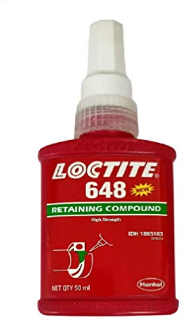 Loctite 21444 648 50ml Press Fit High Strength Rapid Cure Retaining Compound Bottle by Loctite