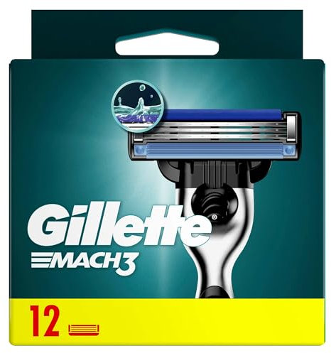 Auslaufmodell Gillette MACH3 Klingen, 12 Stück