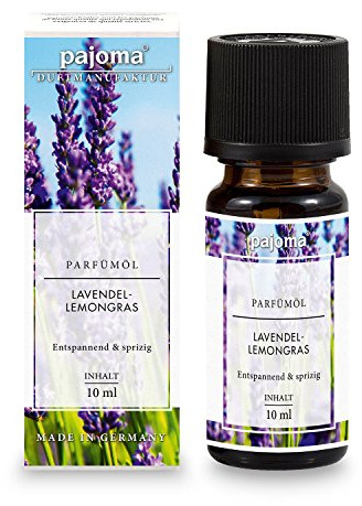 pajoma Parfümöl Lavendel-Lemongras, 10 ml, feinste Parfümöle in Geschenkverpackung
