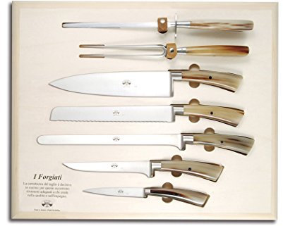 Coltellerie Berti - SU MISURA Trinciante Servizio CTP - Portacoltelli magnetico per coltelli forgiati