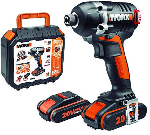 Visseuse à chocs Brushless 20 V 2 Ah 2 bat WORX WX292