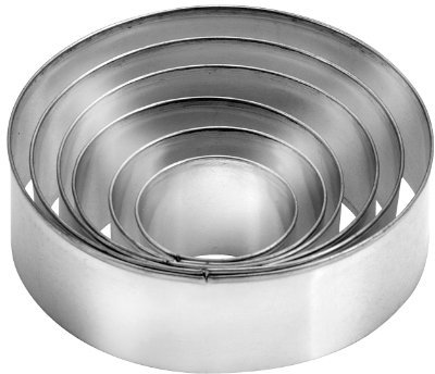 Tescoma JGO 6 Cortapastas Redondos Delicia, Metal