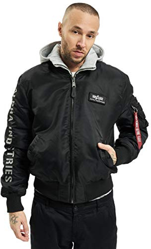 Alpha Industries MA-1 D-Tec SE Bomberjacke für Herren Black/Grey