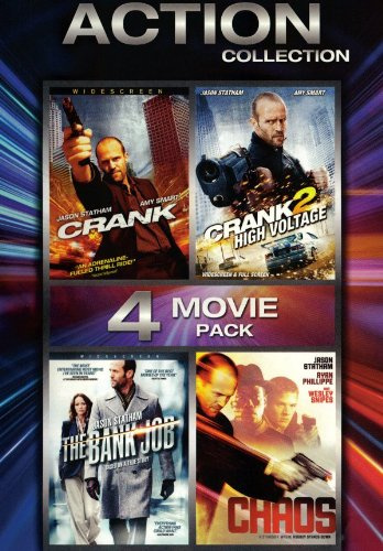 Action Collection 4 Movie Pack (Crank/Crank 2: High Voltage/The Bank Job/Chaos