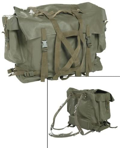 Miltec Sac À Dos Suisse M90 Caoutch.OCC a Unisex, Noir, Taille Unique