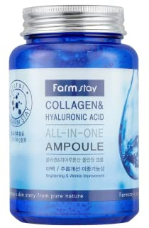 Farmstay All in One - Ampolla de colágeno y hialurón (250 ml)