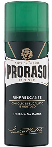 Proraso Green Refresh Shaving Foam, 50 ml