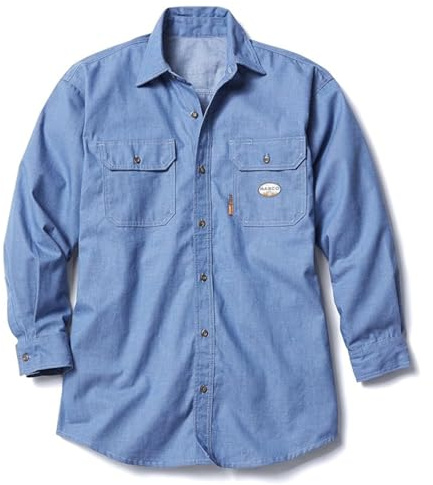Rasco FR Chambray Work Shirt (2XL-Regular)