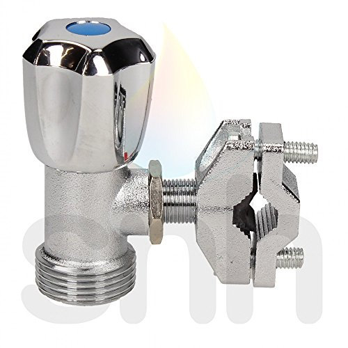 Self Cutting Tap Washing Machine Valve 15mm x 3/4 Chrome Appliance Tap
