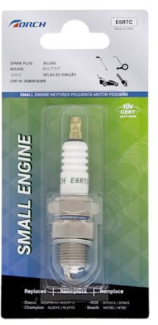 TORCH E6RTC Spark Plug Repalce for BPR6HS, for WR7BC, for RL82YC, for IWF20 W20FPR-U Spark Plug, OEM