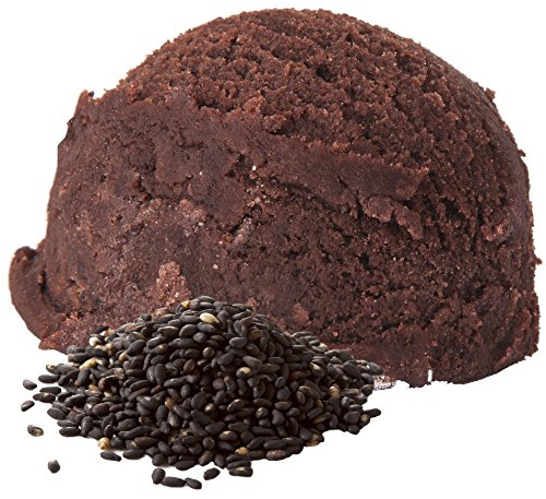 Schwarzer Sesam Geschmack 1 Kg Gino Gelati Eispulver für Fruchteis Softeispulver Speiseeispulver