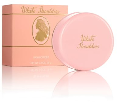 Evyan White Shoulders Perfume Bath Powder for Women, 2.6 oz