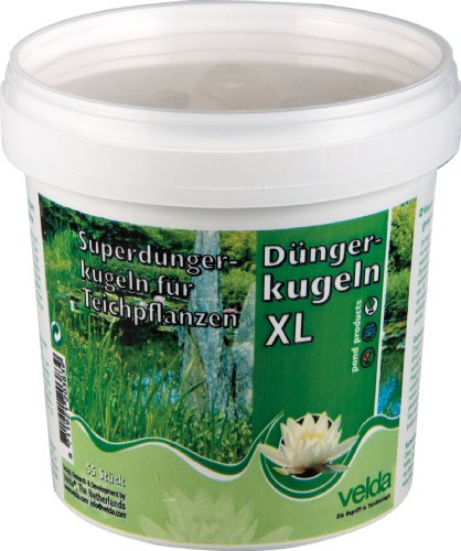 Velda 122256 Super Fertiliser Balls for Aquatic Plants, 55 Balls, Super Growth Balls XL