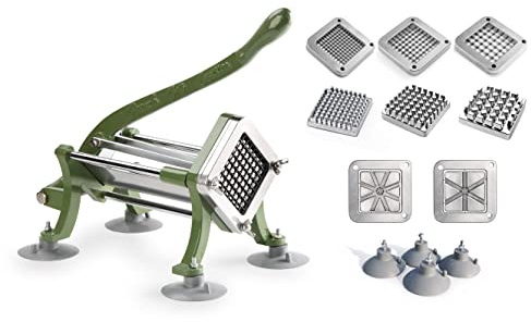 New Star Foodservice 38408 Commercial Grade French Fry Cutter, Complete Combo Sets