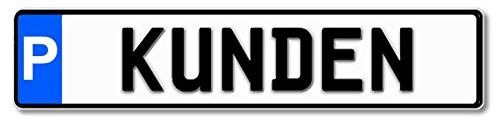 Flaow Parkplatz Schild | Kennzeichen KUNDEN