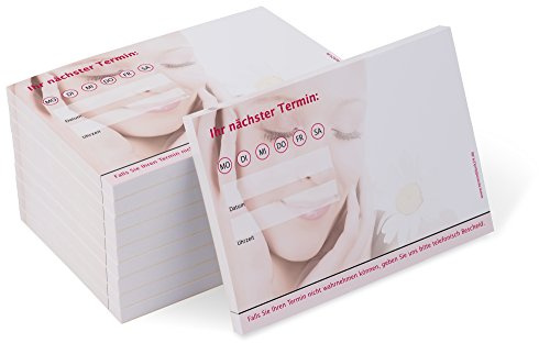 Terminblock Trend (10 Blöcke) je 50 Terminzettel für Wellness, Massage, Kosmetik