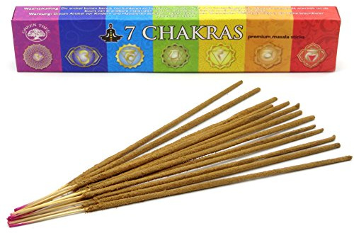 Green Tree - Incenso, 7 Chakras, 3 boites