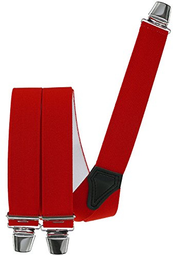 Harrys-Collection Herren Hosenträger mit 3 Clips Breite 35 mm, schwarz | stufenlos einstellbar, extra starke Clips, ideal für Freizeit und Arbeit, elastischer Hosenhalter, Qualität aus Germany