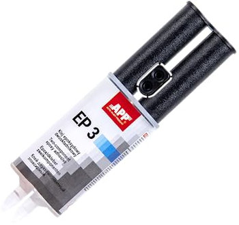 APP EP 3 - Colle epoxy bi-composant | Résine époxy transparente + durcisseur | Colle bicomposant universelle pour toutes les applications, intérieur et extérieur | Transparente | 30 ml