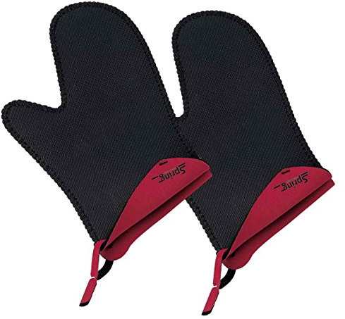 Spring 2094055602 Grips Handschuh kurz 1 Paar, Stoff, rot, 3 x 17 x 30,5 cm