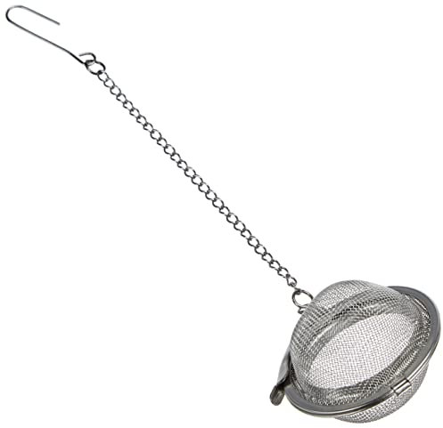 Metaltex 253811 Teesieb aus Edelstahl, mit Kette, 4,5 cm