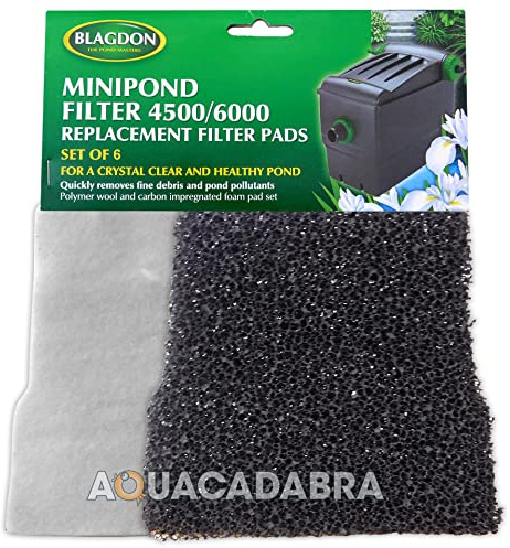 Blagdon Mini-Pond Carbon and Wool Replacement (Pack of 6)