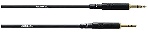 CORDIAL CABLES Câble audio stéréo minijack 60 cm CÂBLES AUDIO Essentials Mini-Jack