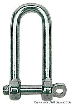 OSCULATI Manille Longue AISI 316 10 mm