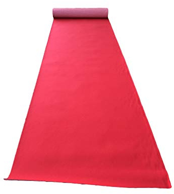 Aitex Rotolo Tappeto Metri 1 x 30 Rosso Natale passatoia Natalizia Rossa Moquette agugliato | 30 Rosso Natale passatoia Natalizia Rossa Moquette agugliato