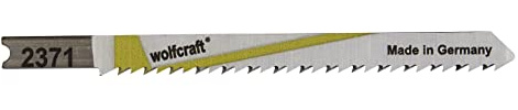 Wolfcraft 2 Stichsägeblätter HCS Länge 80 mm 2371000
