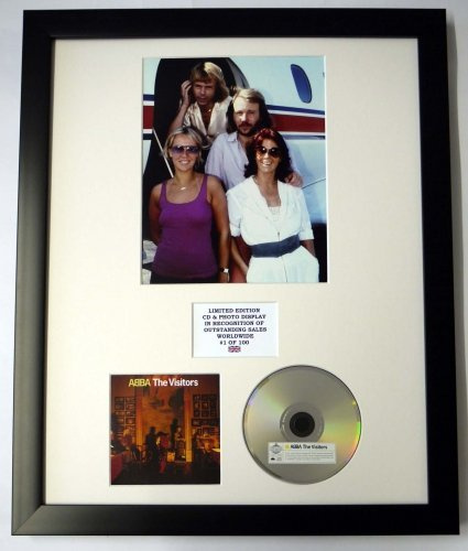ABBA/Darstellung mit Foto und CD | Limited Edition des Albums THE Visitors