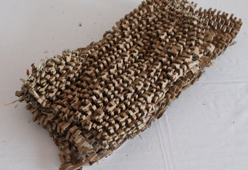 AAF Nommel®, 160 L Füllmaterial Verpackungsmaterial 02 vorgestaucht, ca. 20 cm breite. Füllstoff, Polstermatten, Polstermaterial aus Pappe, Recyling.