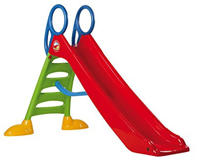 Scivolo Grande per Bambini, in plastica 220 x 110 x 140 cm - W'Toy Globo Giocattoli Multicolore, da 3 a 99 anni