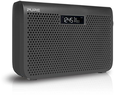 PURE One Midi Series 3 S3 DAB+ Digital FM Portable Radio with Alarm Clock - Graphite