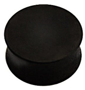eeddoo Flesh Tunnel Plug Schwarz Ahorn Holz 4 mm
