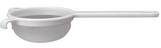 HIC Kitchen Double-Ear Fine Mesh Strainer, BPA-Free, 4-Inch, For Sifting Baking Ingredients, Straining, And Draining Soups And Sauces
