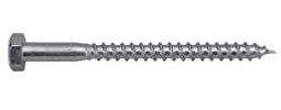 Holzschraube 10 mm 100 mm Sechskant DIN 571 Stahl verzinkt 50 Stück SWG