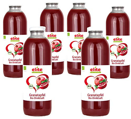 6 x litre 700ml de jus de grenade bio écrou - 100% non filtré pur jus (jus mère) - jus de grenade bio