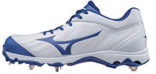 Mizuno 9-Spike Advanced Sweep 3, Scarpe da Softball Donna, White Royal, 43 EU