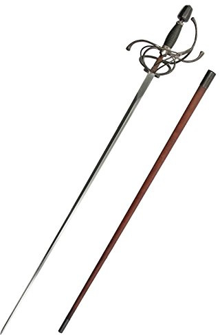 Solingen Rapier, Antikversion Degen + scharf + echt von Hanwei ®