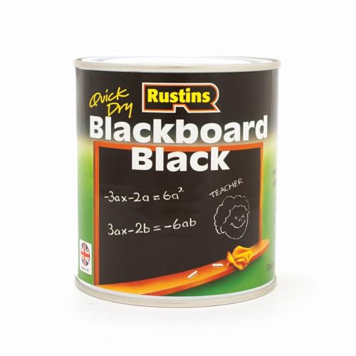 RUSTINS Blackboard Black Paint 1L