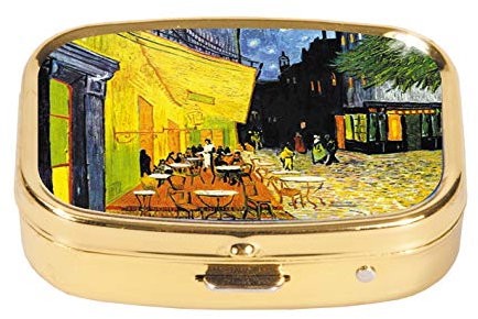 Fridolin Pastillero de Metal, diseño de Cuadro de Van Gogh