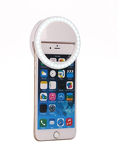 Anneau de lumière pour selfie avec trois niveaux de luminosité a 36 LED