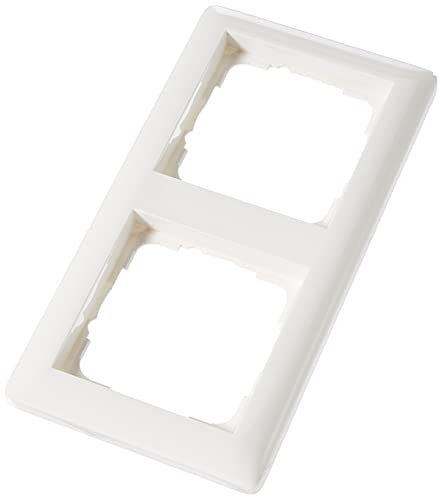 Gira 021203 Rahmen 2-fach ST55, reinweiß-glänzend