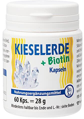 Pharma-Peter KIESELERDE + BIOTIN Kapseln, 60 Kapseln