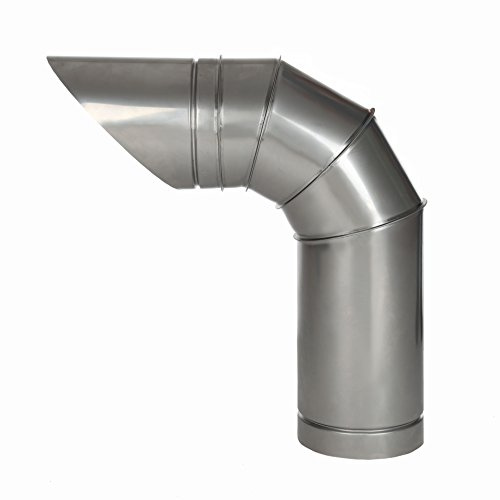 Intelmann Ausblasbogen Edelstahl Ø 200/90°