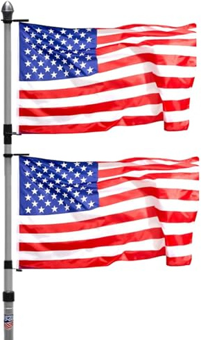Flagpole-To-Go Portable Flagpole, 20', 5D x 48W x 3H