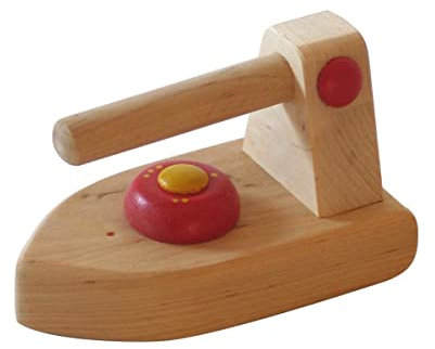 Drewart Bügeleisen für Puppenkleider Holzspielzeug Erle massivholz 932-2320